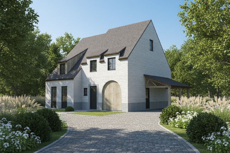 Nieuw te bouwen alleenstaande woning te Roeselare. Nieuw te bouwen alleenstaande woning te Roeselare.